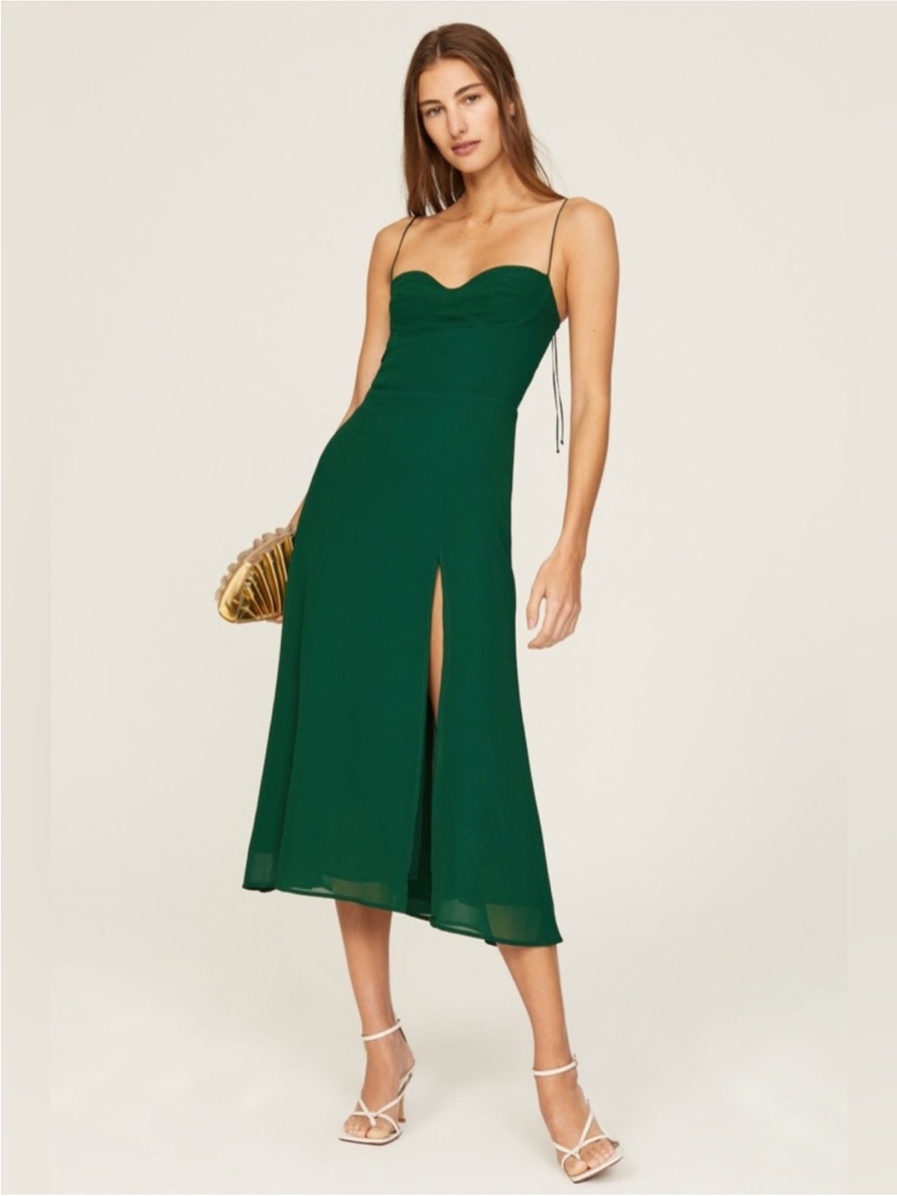 Emerald Green Reformation Dress